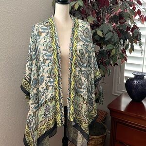 Rachel Zoe One Size light weight  Bohemian Cover Up